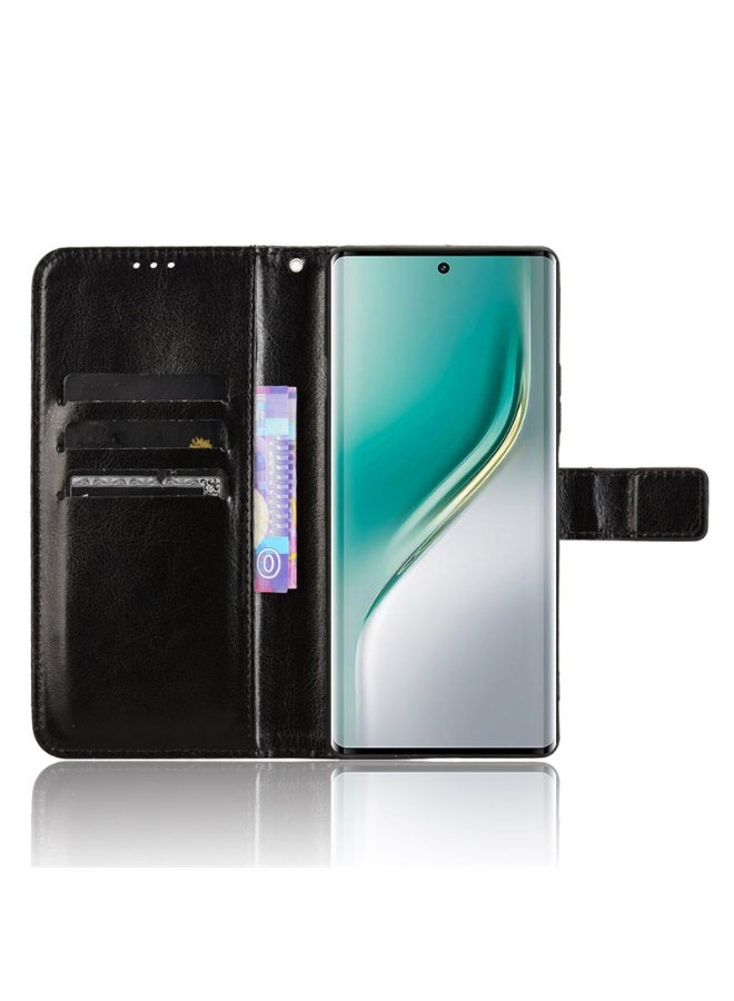 ثلاثة نمور لـ TECNO Camon 40 Pro 5G Case ، PU الجلد المواد ، المغناطيسية كل شيء شامل حالة الهاتف الوقائي لـ TECNO Camon 40 Pro 5G ، الأسود. - Image 5